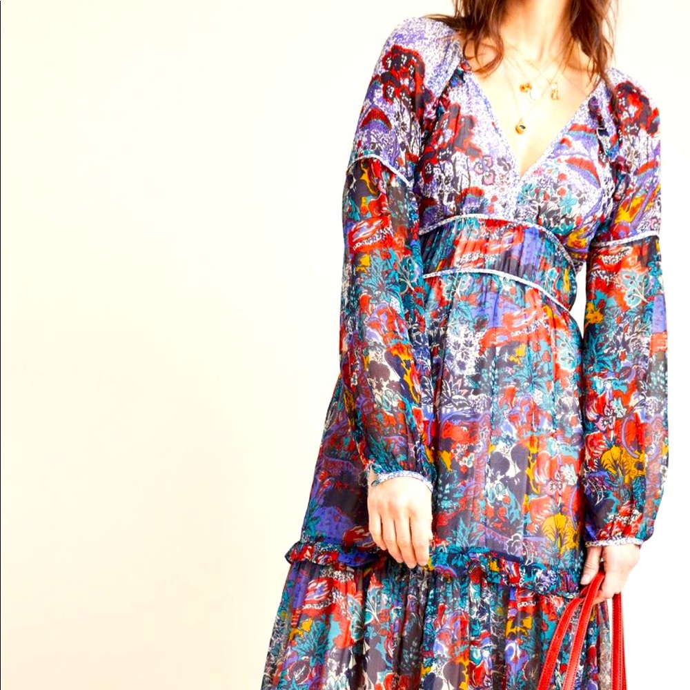 Anthropologie maxi dress- like new only worn once
